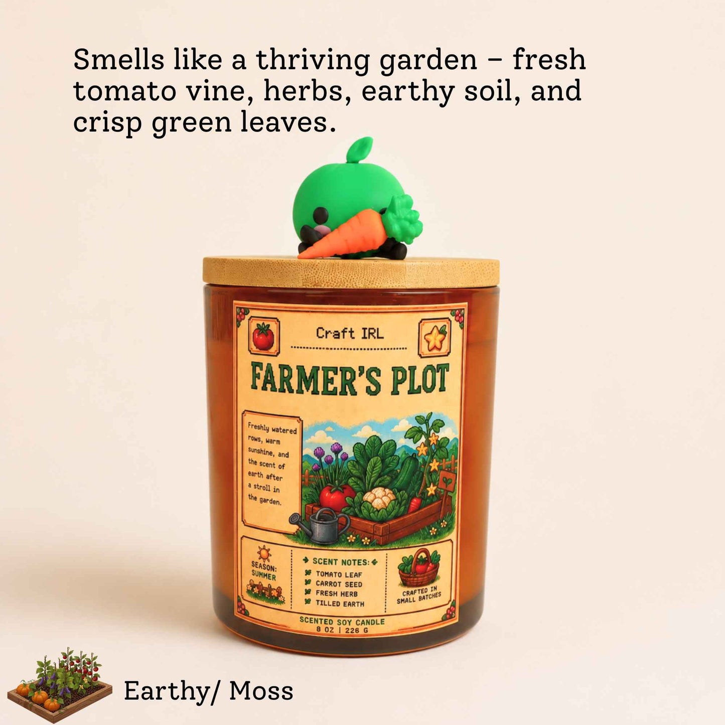 Stardew Valley Inspired Candles with Junimo Buddy