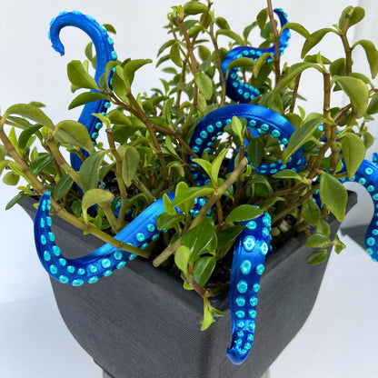 House Plant Accessories Decor - Set of 8 Sea monster Tentacles