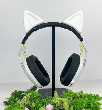 Cute Cat Ear Headphone Attachment | Cat Cosplay Ears | Gaming and Streaming Accessory