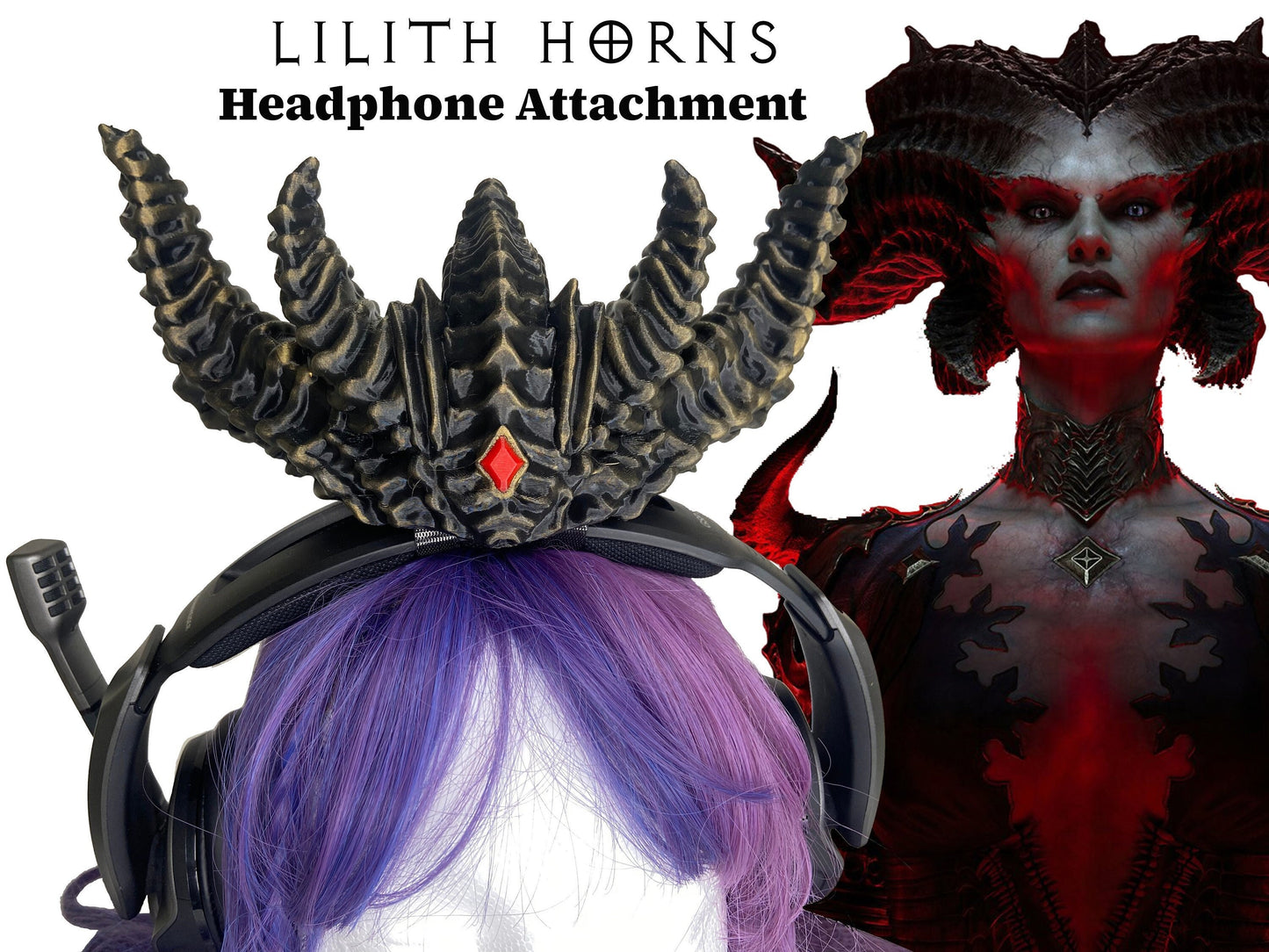 Lilith Horn Headphone Attachment