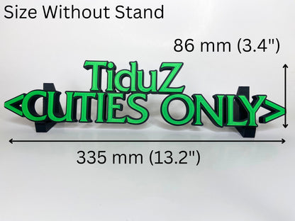 Custom World of Warcraft Nameplate
