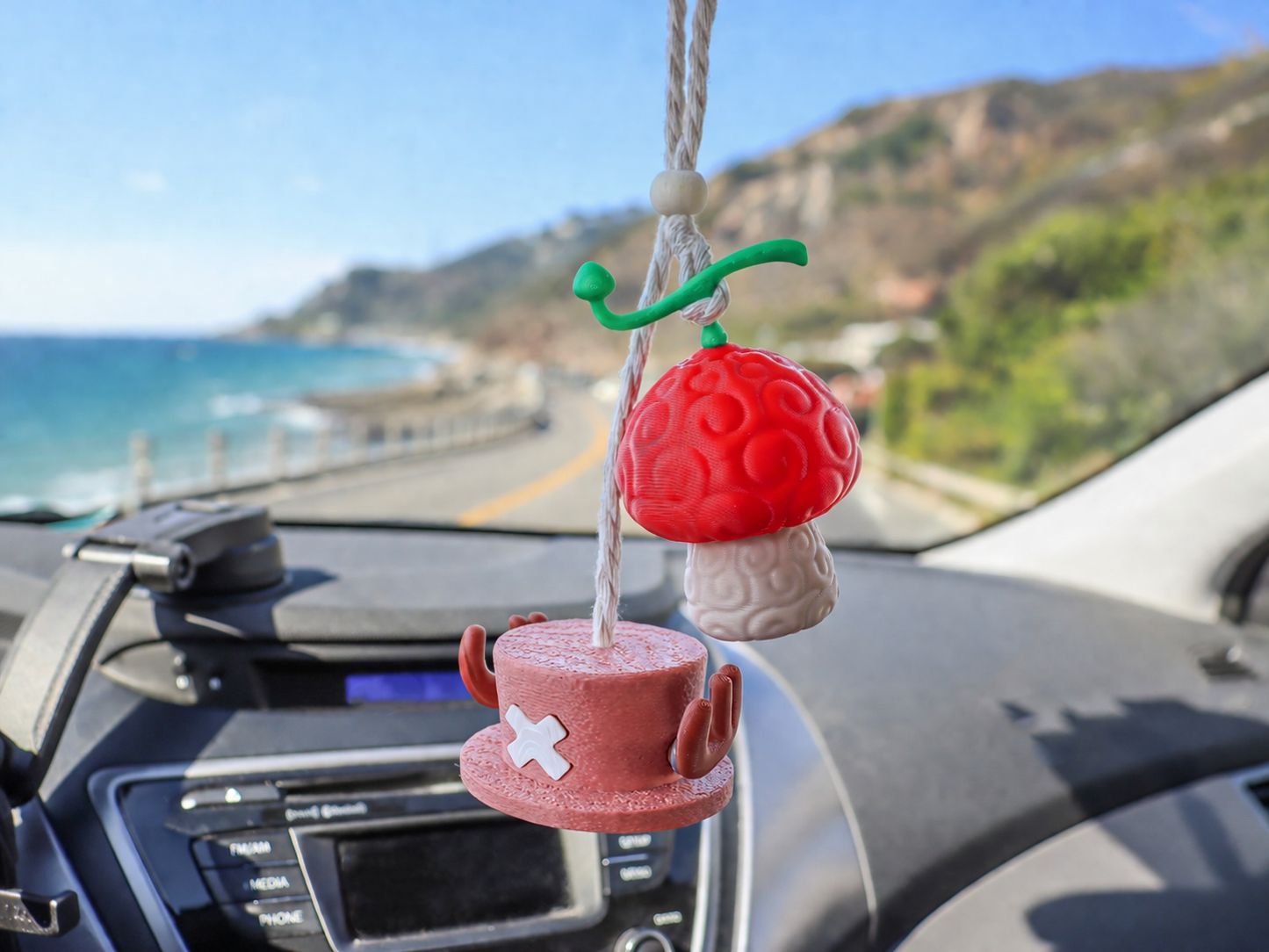 One Piece Straw Hat Car Freshener