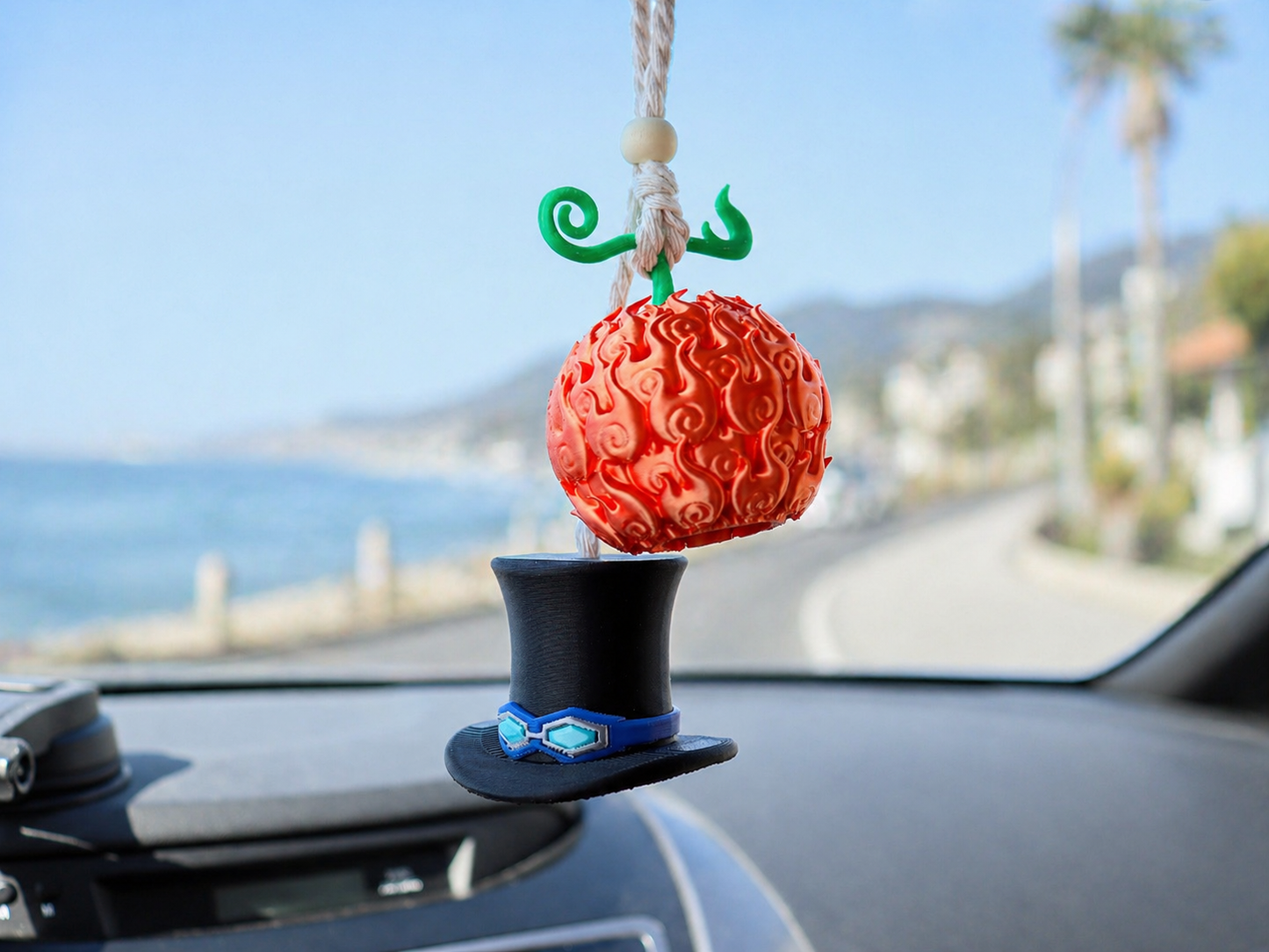 One Piece Straw Hat Car Freshener