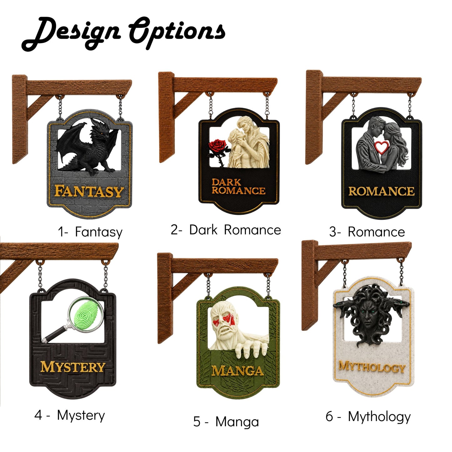 Tavern Sign Bookshelf Sign