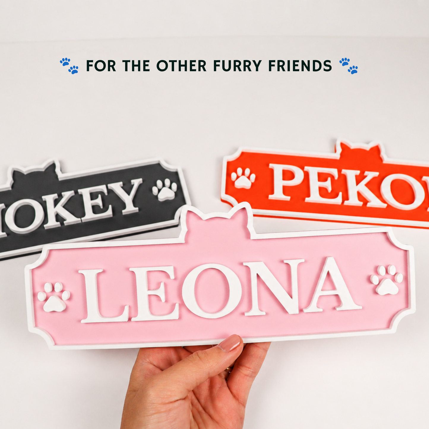 Personalized Dog Name Sign with Custom Breed
