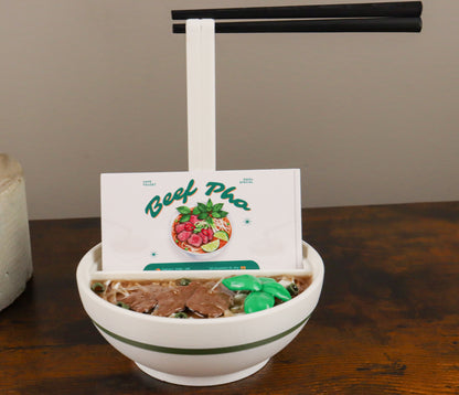 Pho Bowl Business Card Holder