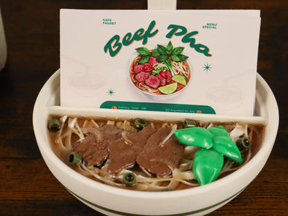 Pho Bowl Business Card Holder