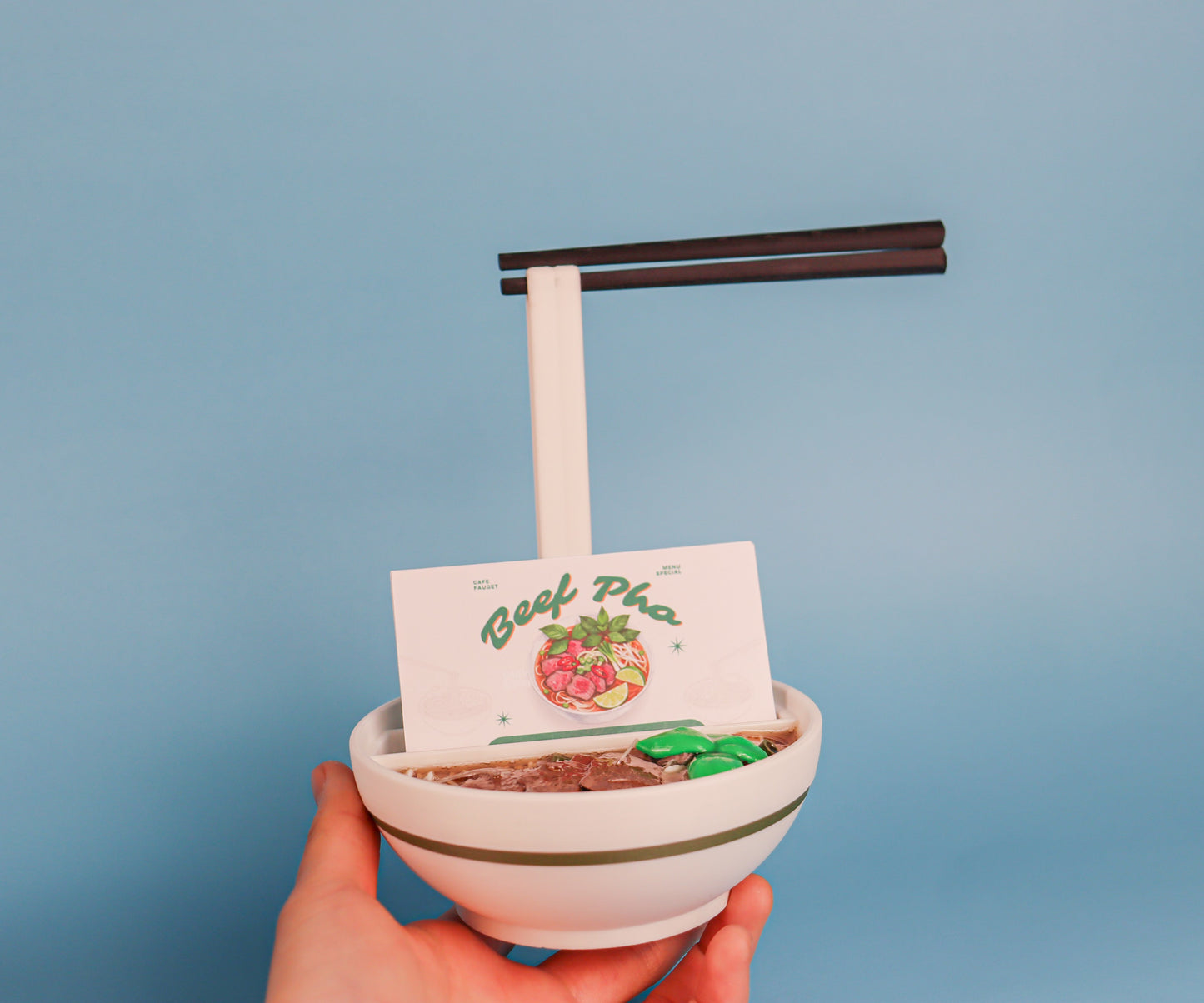 Pho Bowl Business Card Holder