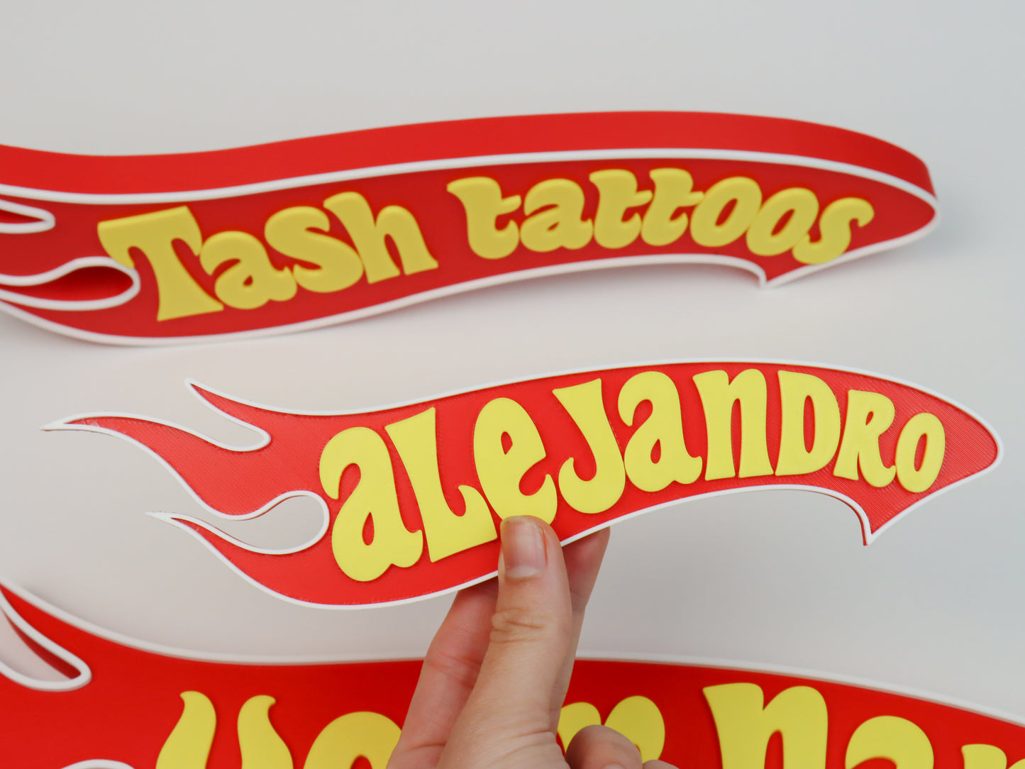 Hot Wheels Custom Nameplate | Desk Display | Door Name Sign