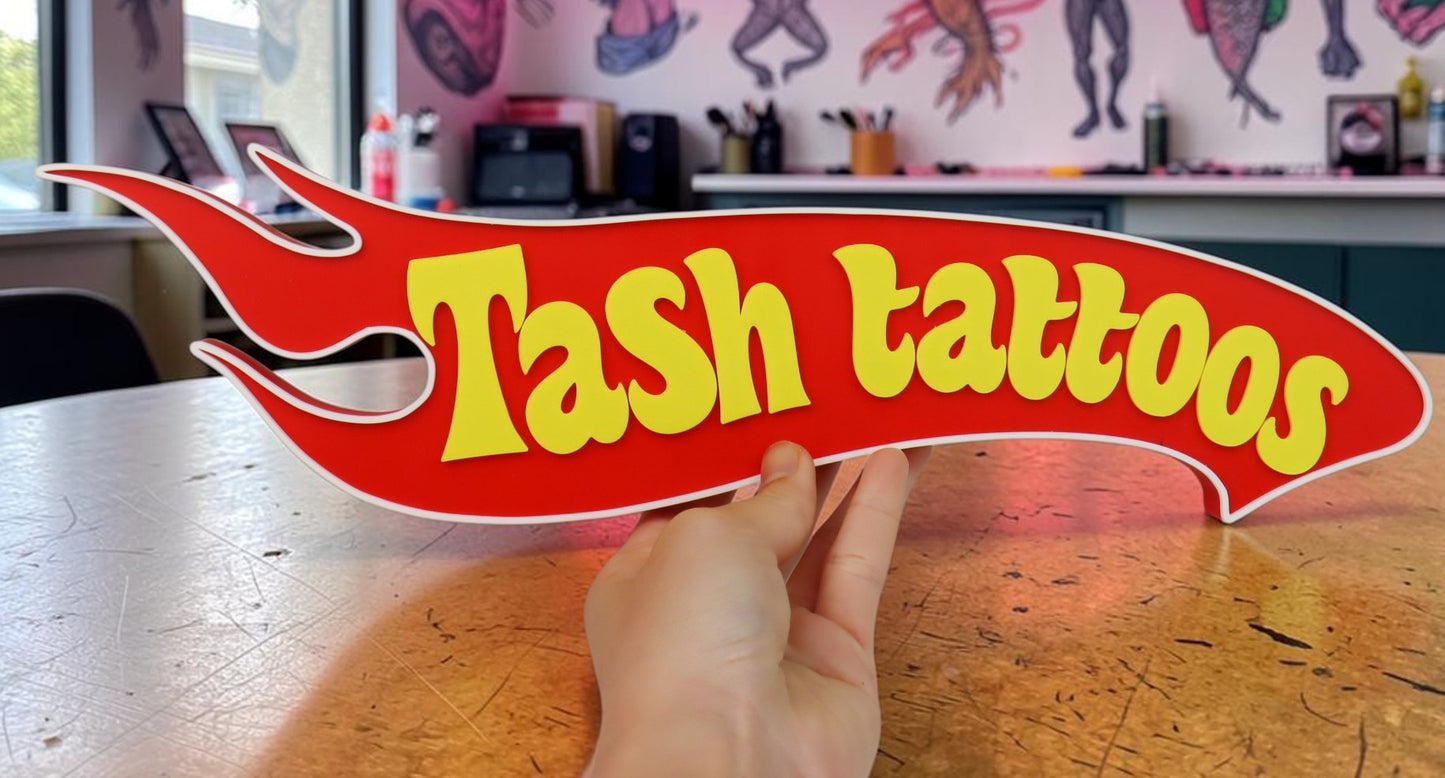 Hot Wheels Custom Nameplate | Desk Display | Door Name Sign