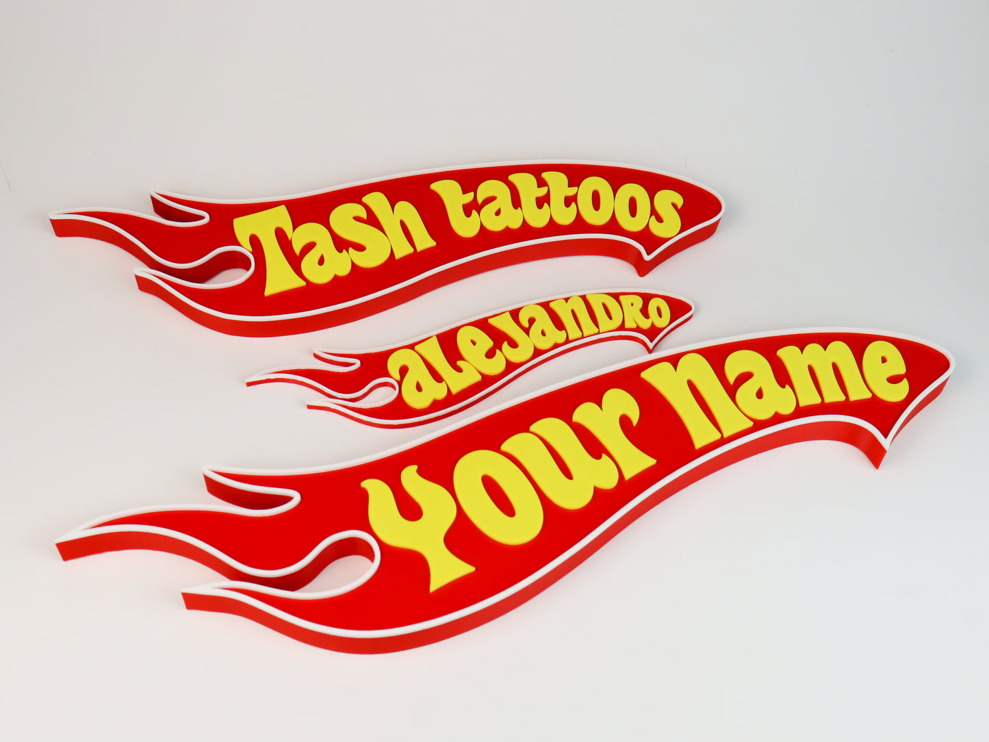 Hot Wheels Custom Nameplate | Desk Display | Door Name Sign