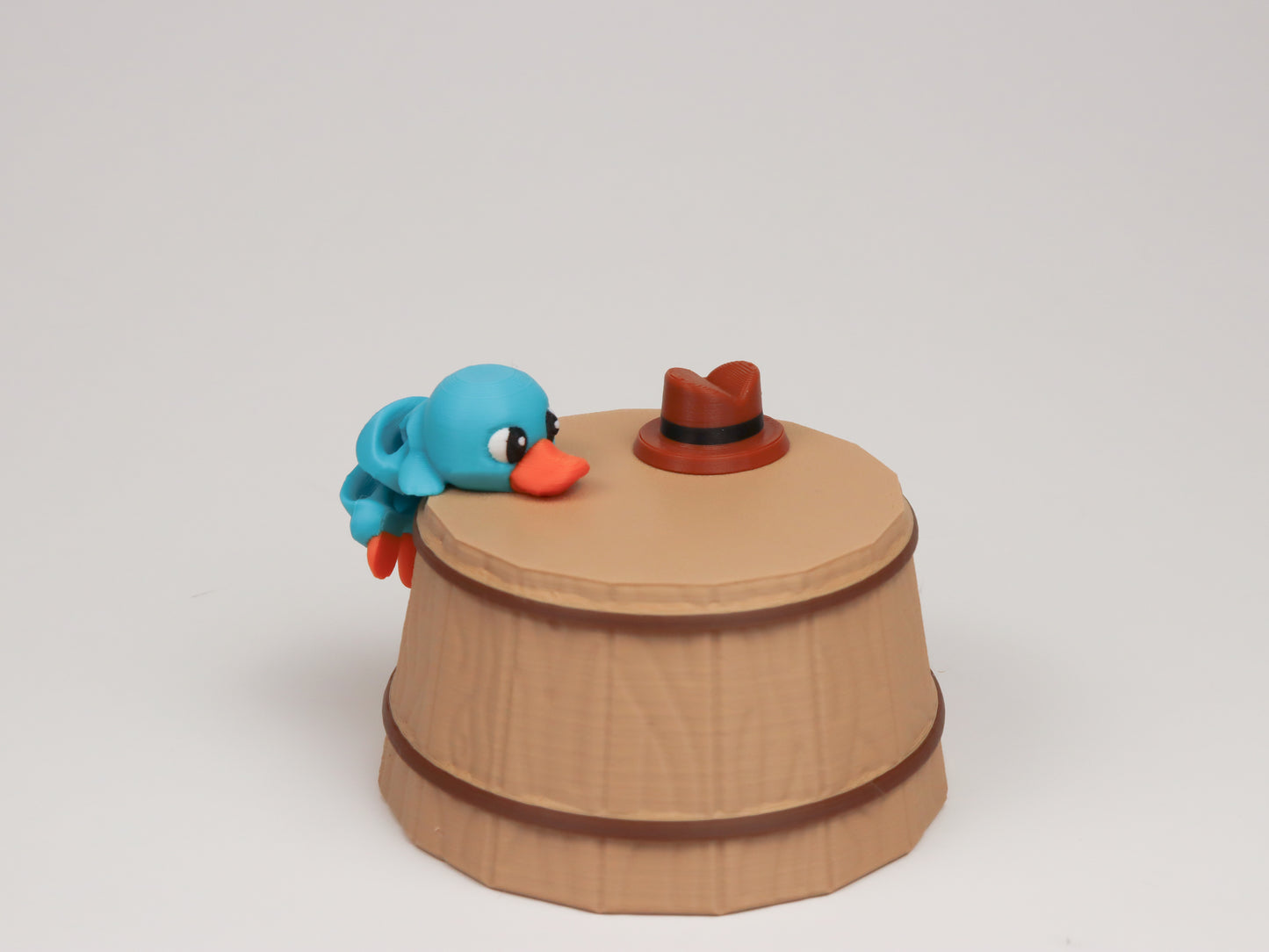 Perry the Platypus Magnet Toy with Magnetic Hat
