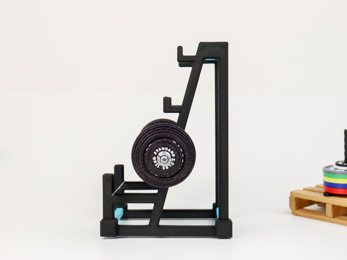 Barbell Rack Business Card Holder  and Pen Holder