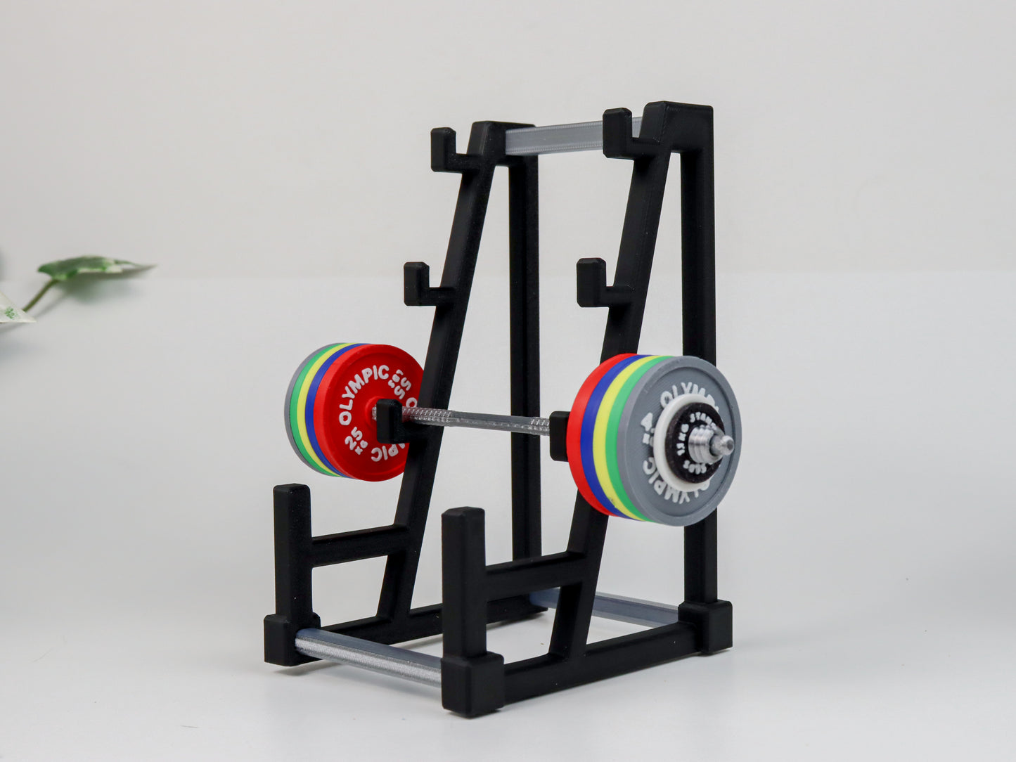 Barbell Rack Business Card Holder  and Pen Holder