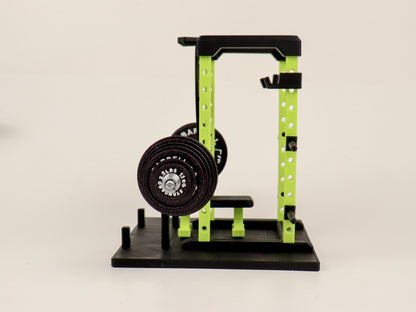 Power Rack Business Card Holder | Gym Equipment Diorama Business Card Stand| Fitness Trainer Gift | Gym Decor
