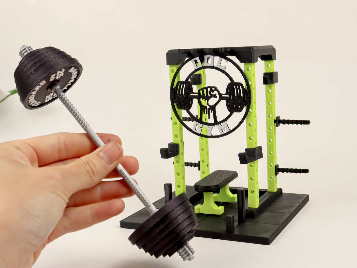Power Rack Business Card Holder | Gym Equipment Diorama Business Card Stand| Fitness Trainer Gift | Gym Decor