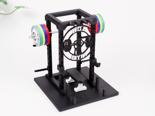 Power Rack Business Card Holder | Gym Equipment Diorama Business Card Stand| Fitness Trainer Gift | Gym Decor