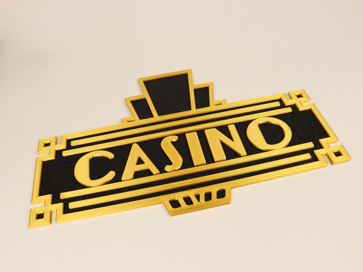 Custom Art Deco Sign | Retro Ambiance | Art Deco | Home Theater | Bathroom | Office Sign | Business Sign