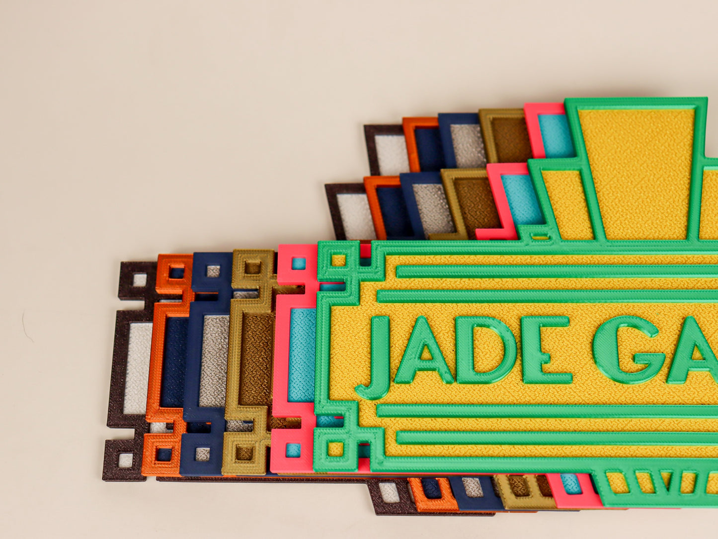 Custom Art Deco Sign | Retro Ambiance | Art Deco | Home Theater | Bathroom | Office Sign | Business Sign