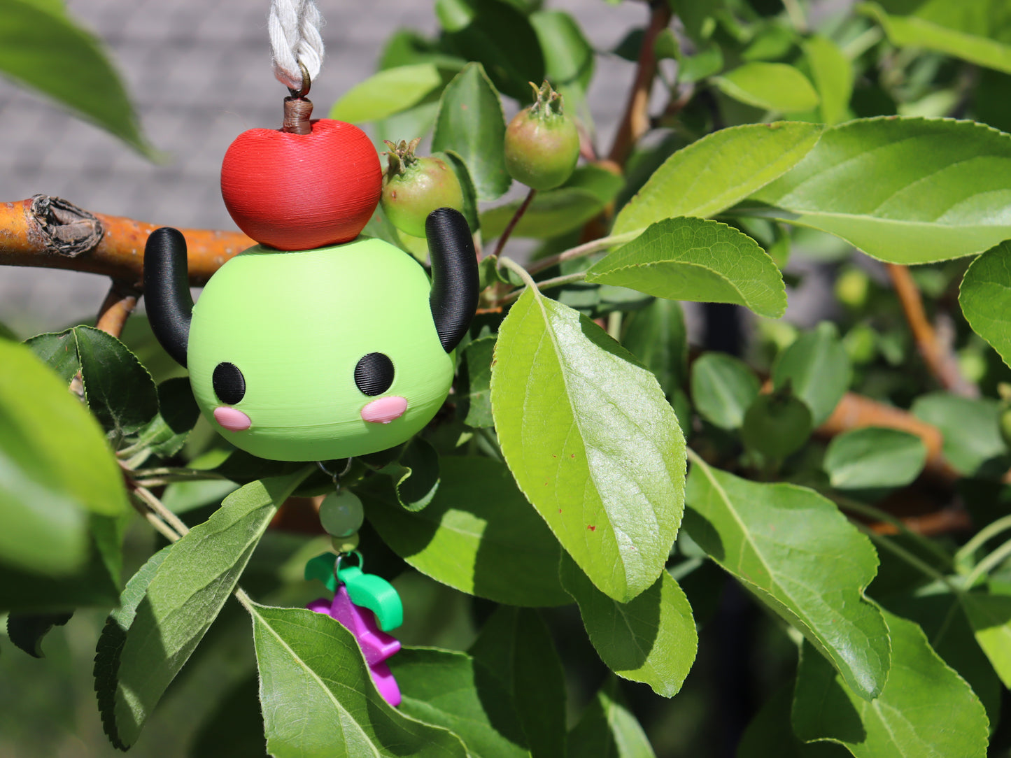 Junimo Car Charm & Air Freshener | Stardew-Inspired Rearview Mirror Accessory