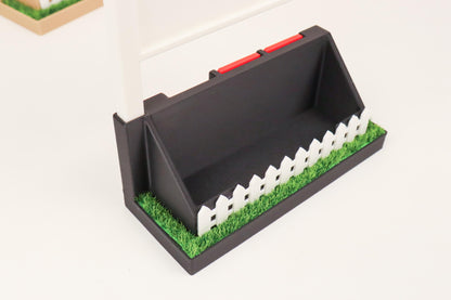 Realtor Business Card Holder with Interchangeable Signs and Grass Base