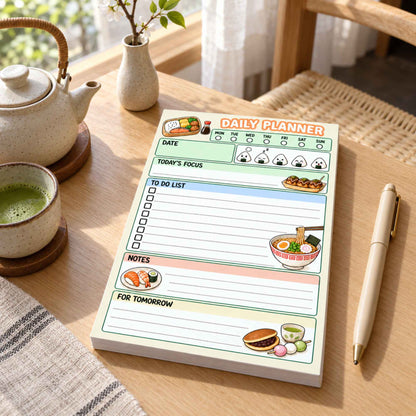 Japanese Food Planner Pad