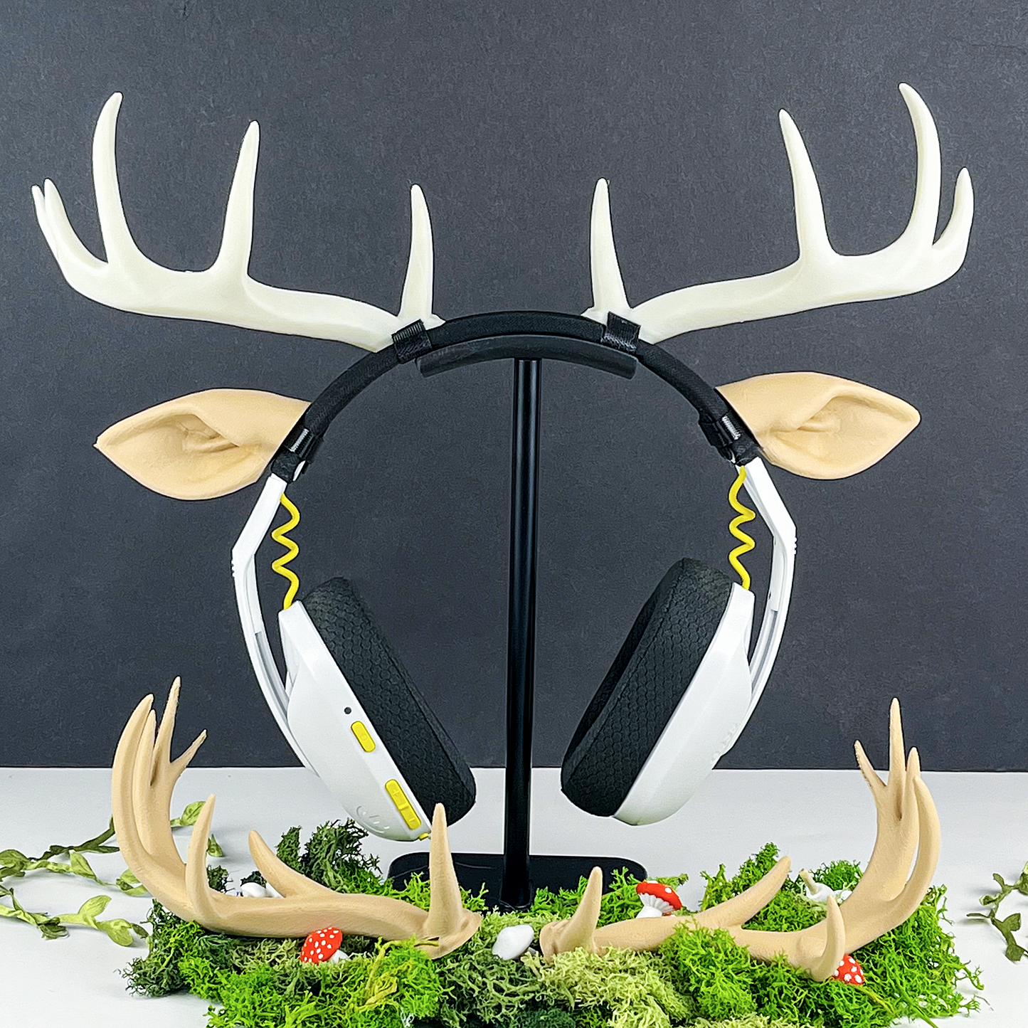 Large Deer Antler Headphone Attachment