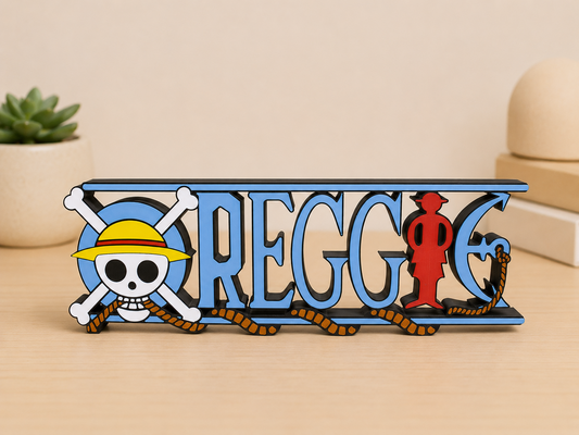 Custom One Piece Nameplate