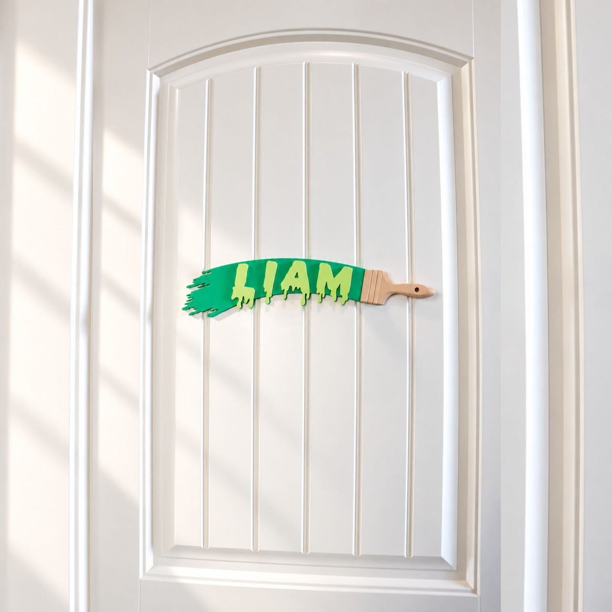 Paint Brush Name Sign