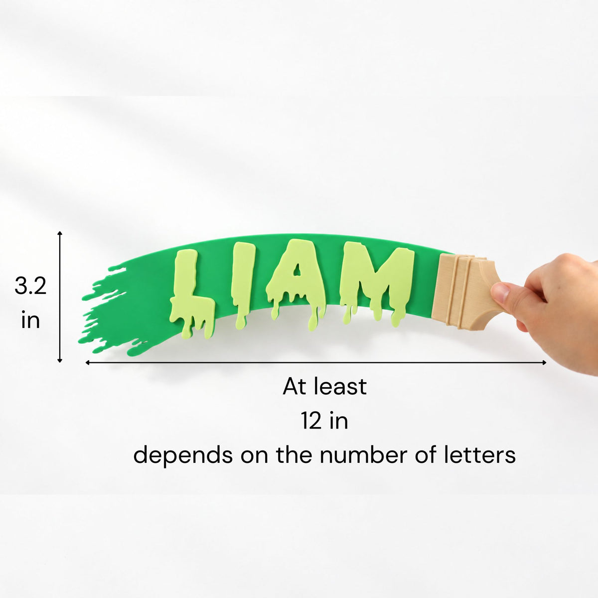 Paint Brush Name Sign