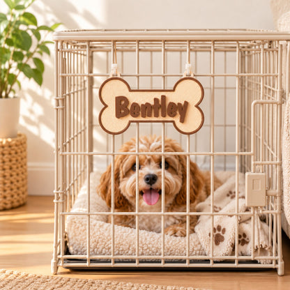Custom Dog Bone Name Sign