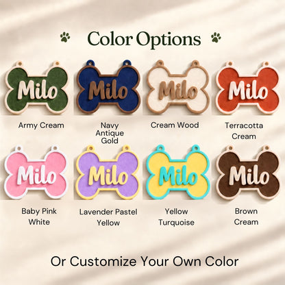 Custom Dog Bone Name Sign