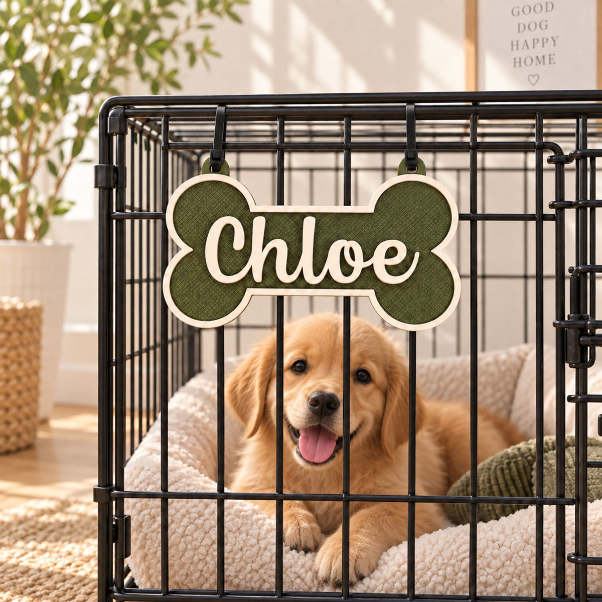 Custom Dog Bone Name Sign