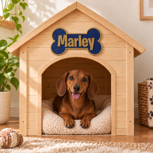 Custom Dog Bone Name Sign