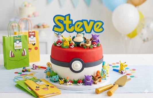 Custom Pokemon Inspired 3D Name Plate