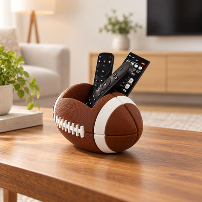 Football Remote Control Holder - Media Room Decor