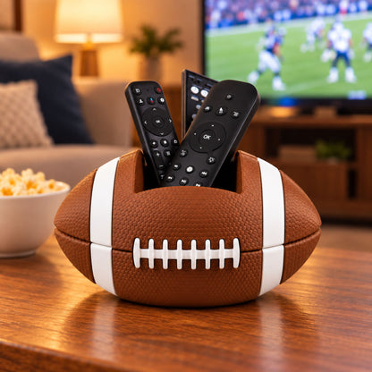 Football Remote Control Holder - Media Room Decor