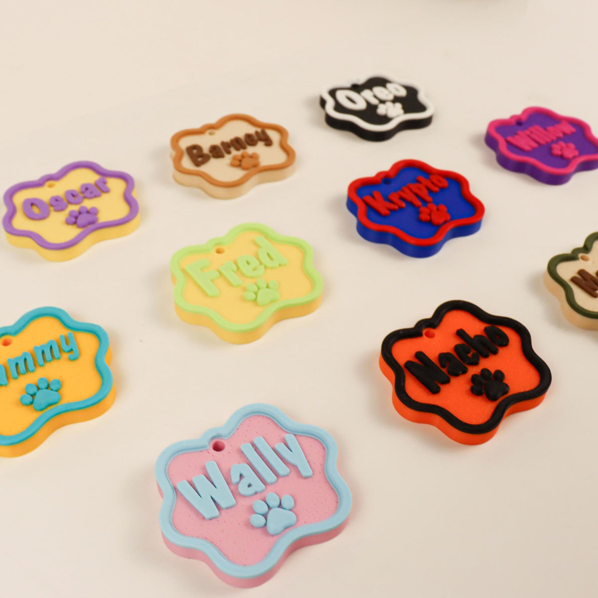 Custom Dog Name Tag – Cute Collar Charm