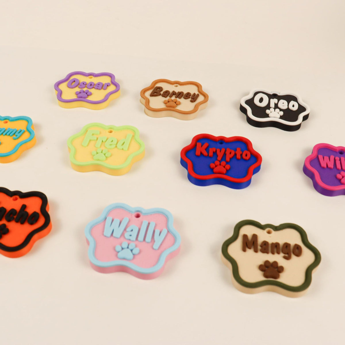 Custom Dog Name Tag – Cute Collar Charm