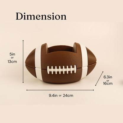 Football Remote Control Holder - Media Room Decor