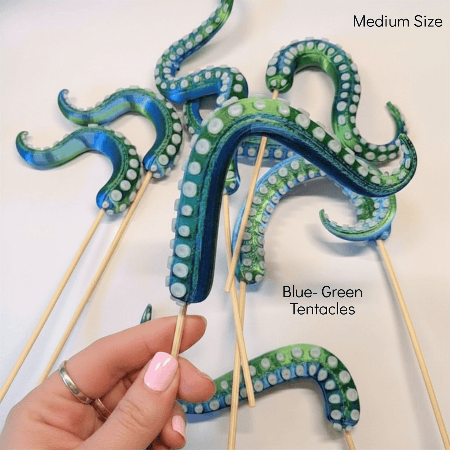 House Plant Accessories Decor - Set of 8 Sea monster Tentacles