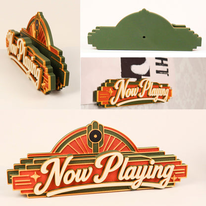 Art Deco Now Playing Vinyl Record Holder