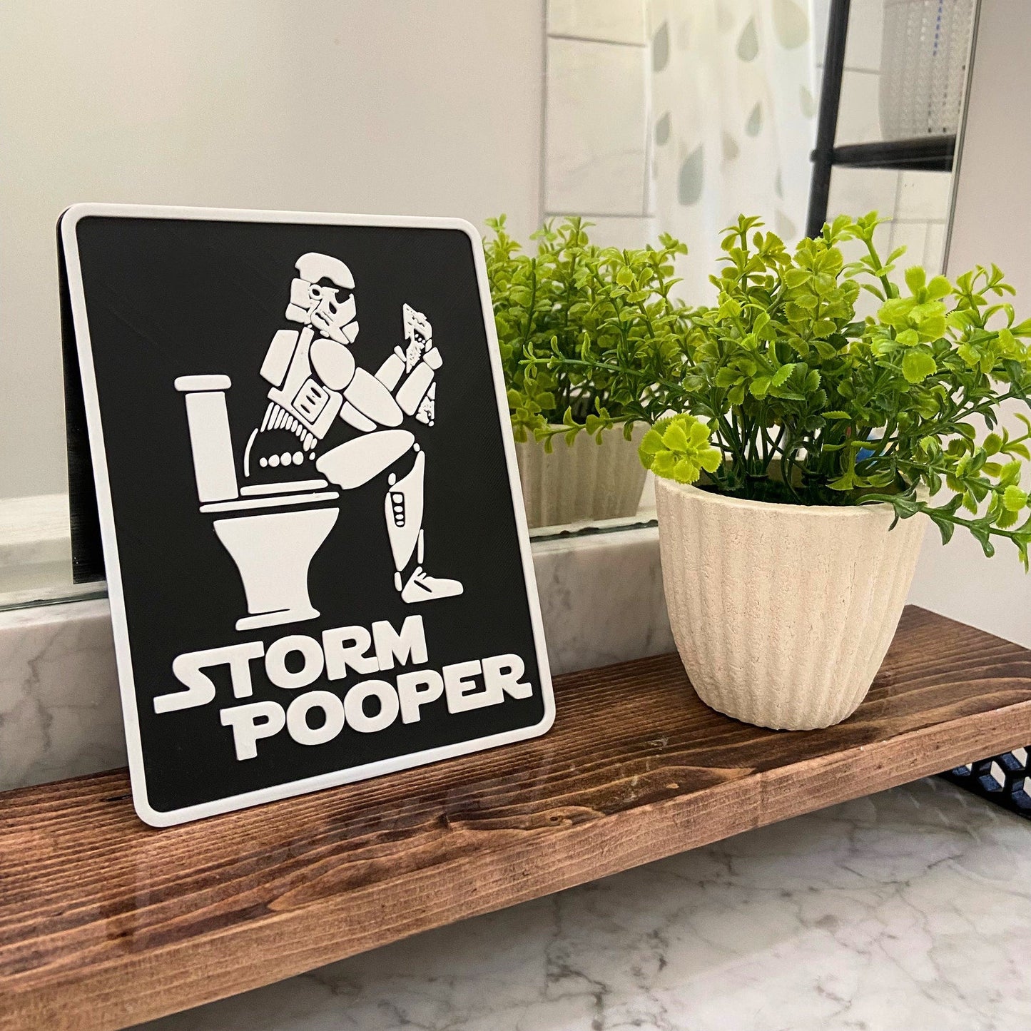 StormPooper Bathroom Sign