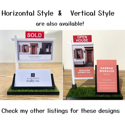 Square Realtor Business Card Holder
