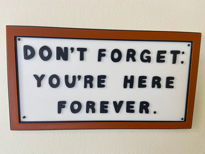 Do It For Her Sign - Simpsons inspired