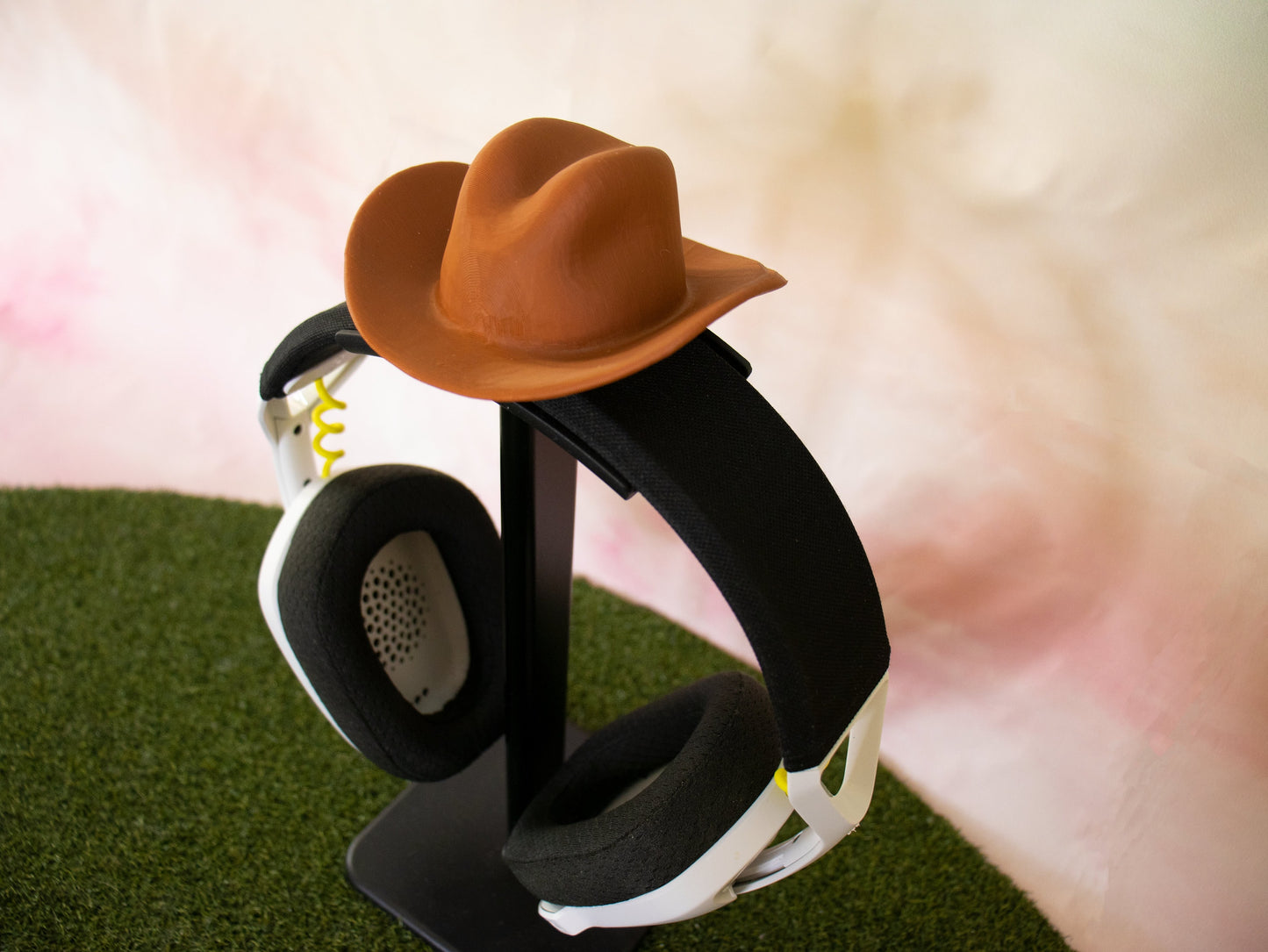 Cowboy Hat Headphone Attachment