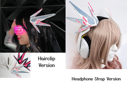 Futuristic Mecha Headphone Attachment