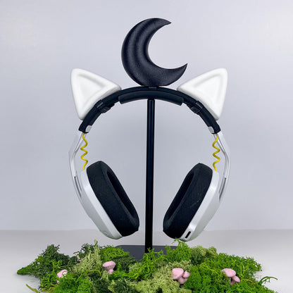 Cute Cat Ear Headphone Attachment | Cat Cosplay Ears | Gaming and Streaming Accessory
