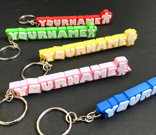 Personalized Roblox Keychain