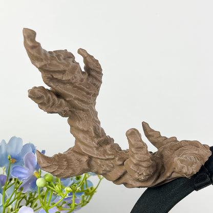 Twisted Tree Horn Headphone Attachment